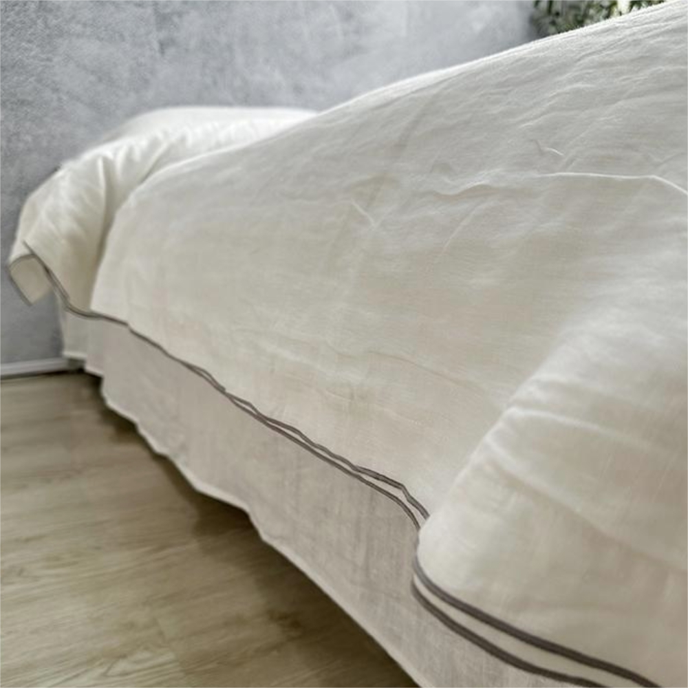 Italian-Inspired Minimalist Pure Linen Bedding Set