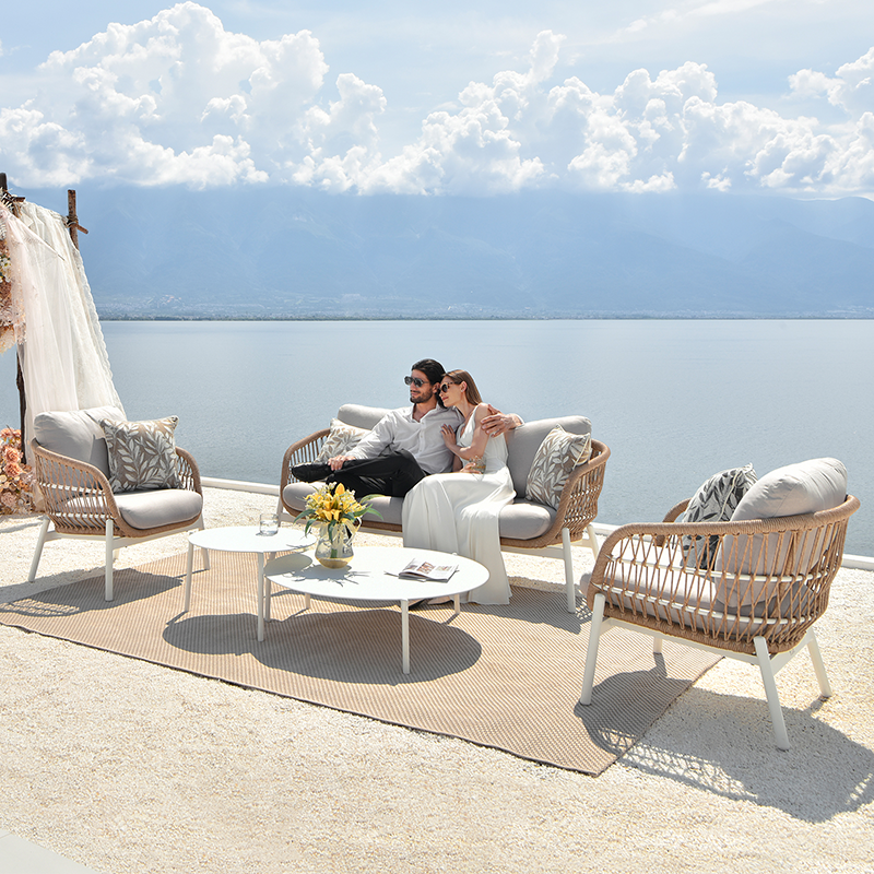 Bari Wicker Garden Sofa Set