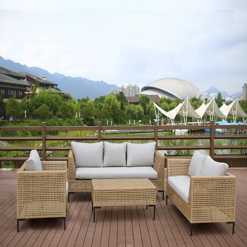 Rattan Wicker Sofa Set