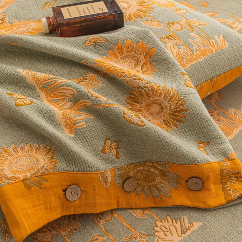 Sunshine Sunflower Bedding Set 100% Pure Cotton