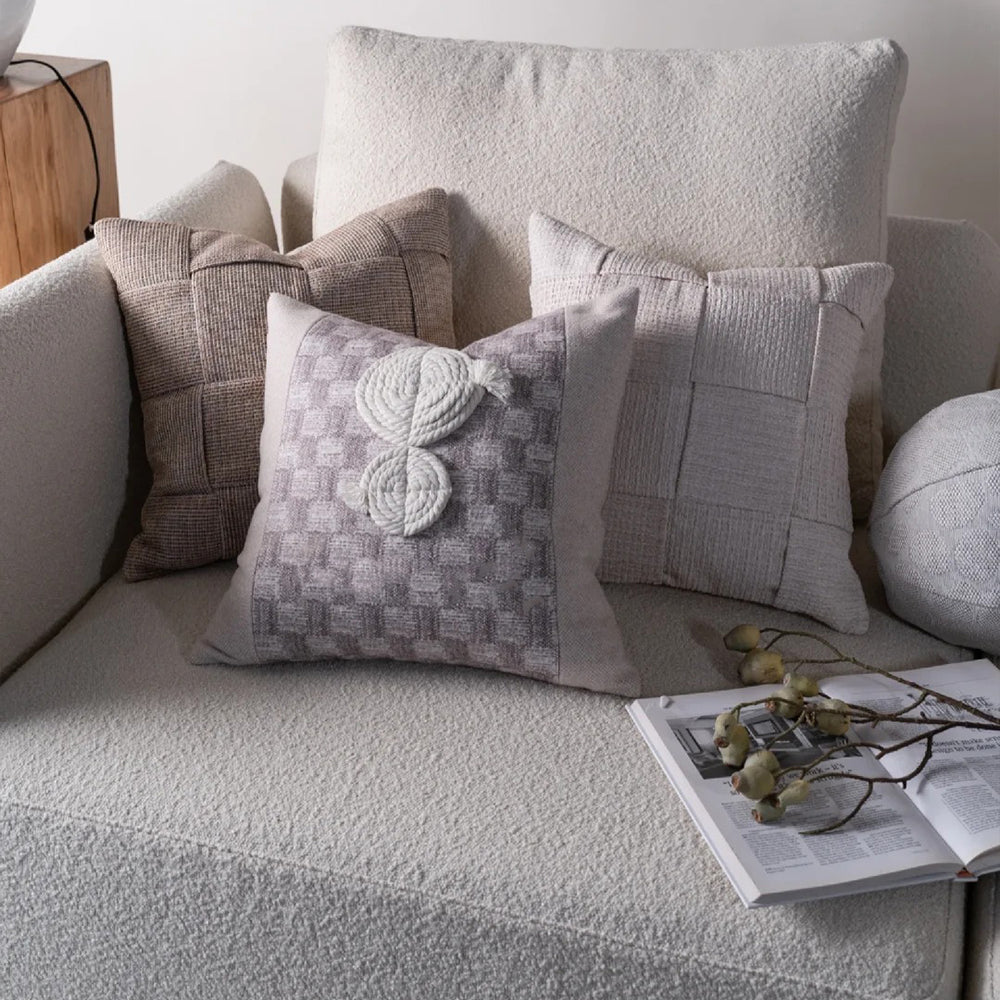 Sleek Style Cotton&Linen Pillow