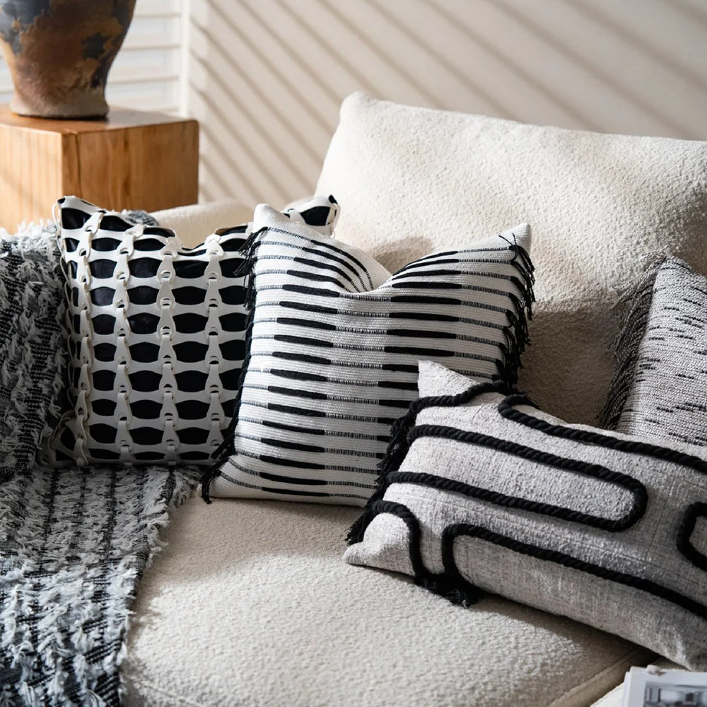 Rope Design Cotton & Linen Pillow