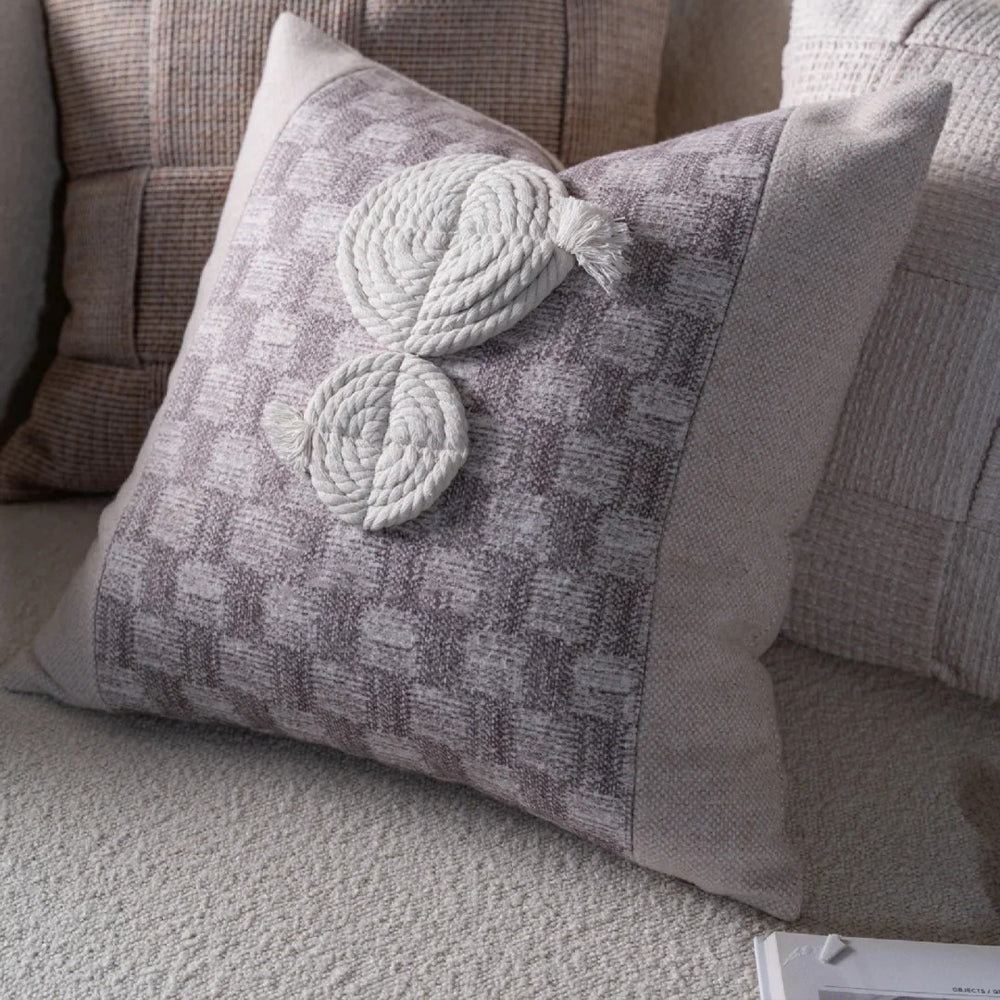 Sleek Style Cotton&Linen Pillow