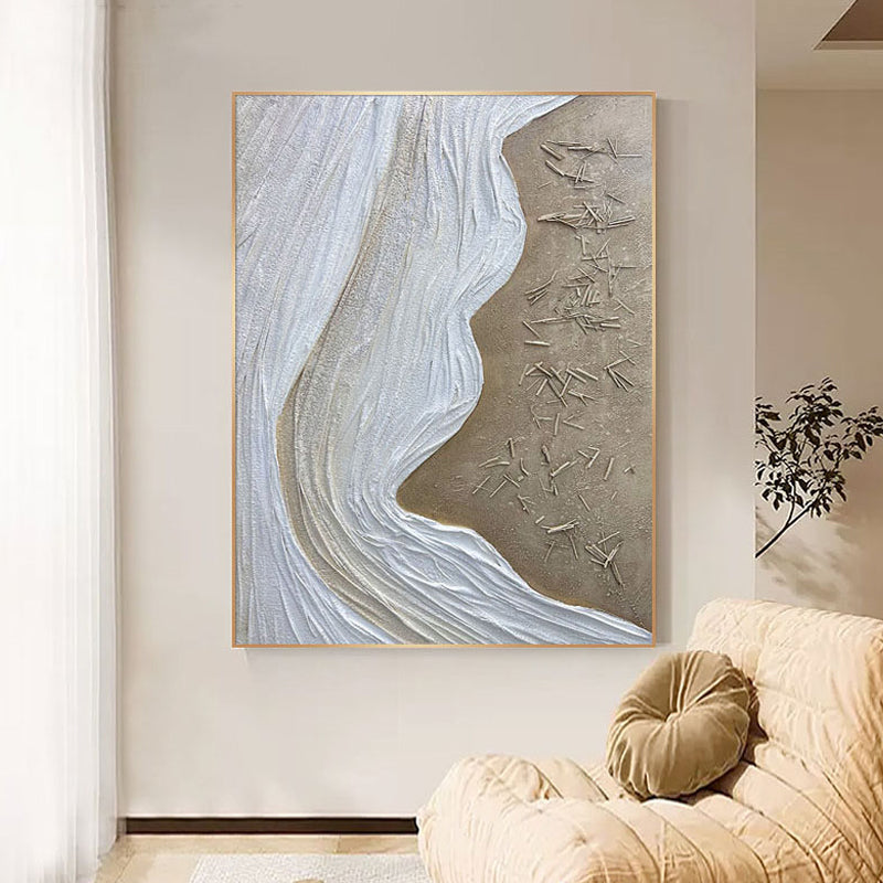 Natural Waves Handmade Oil Painting