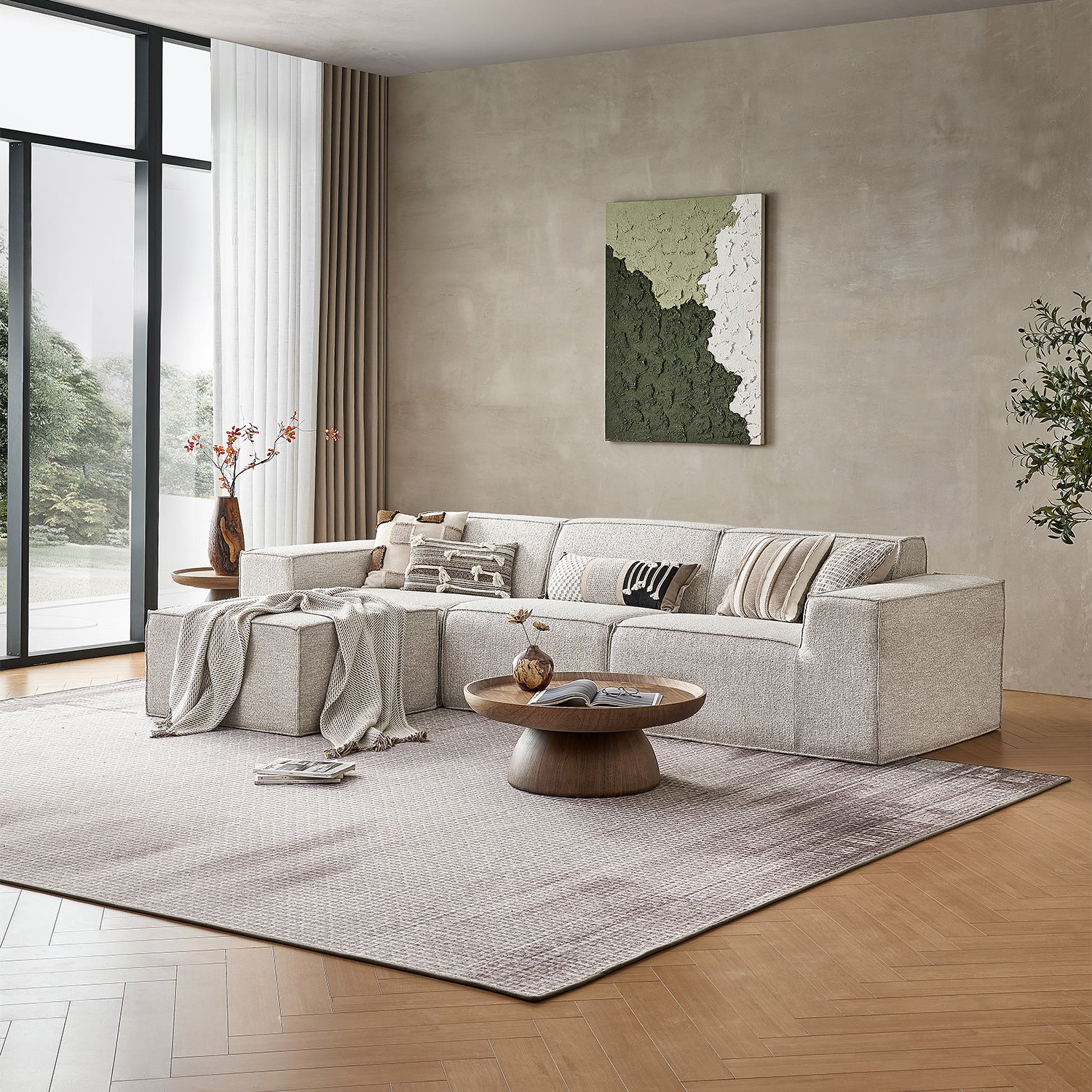 High-Quality Performance Linen sofa