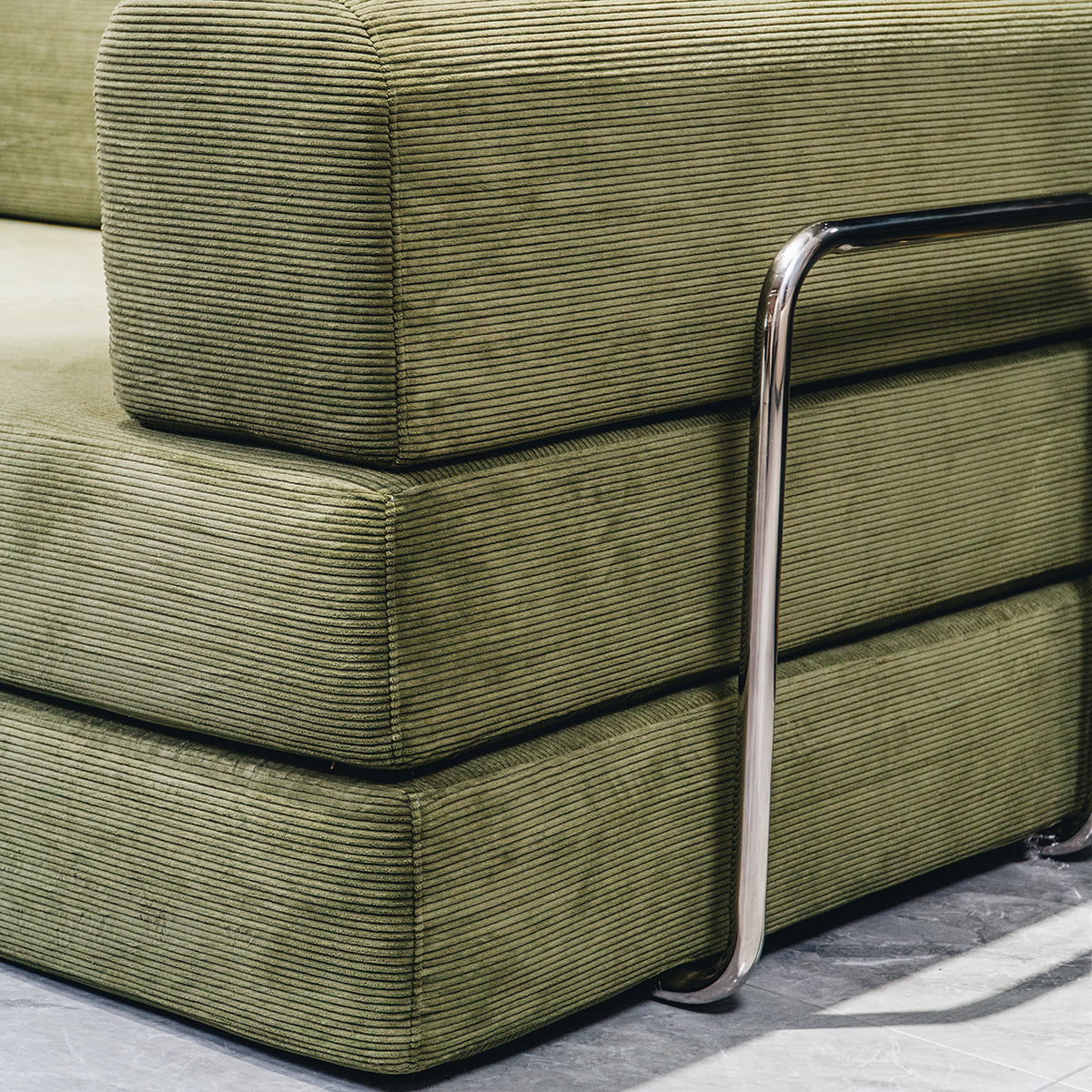 Green Corduroy Sofa Bed