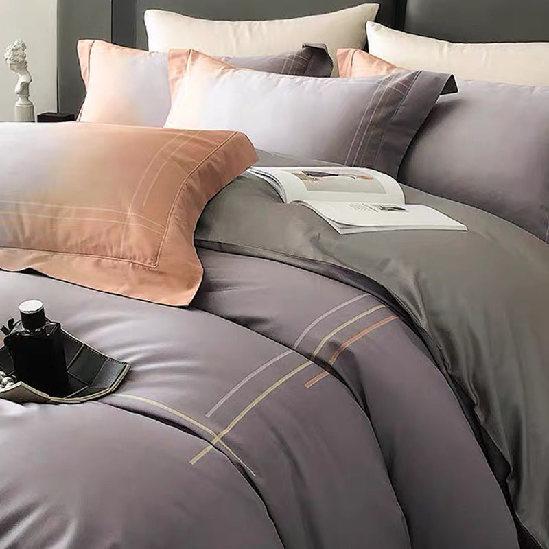 Gradient Cotton 4-piece Bedding Set