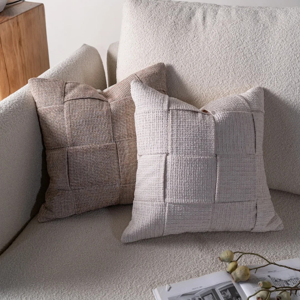 Sleek Style Cotton&Linen Pillow