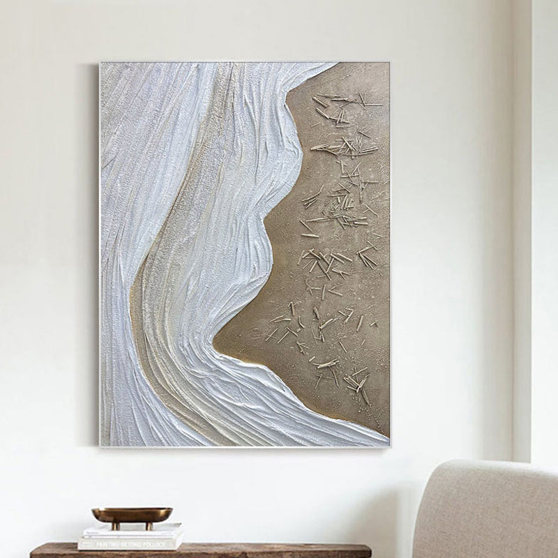 Natural Waves Handmade Oil Painting