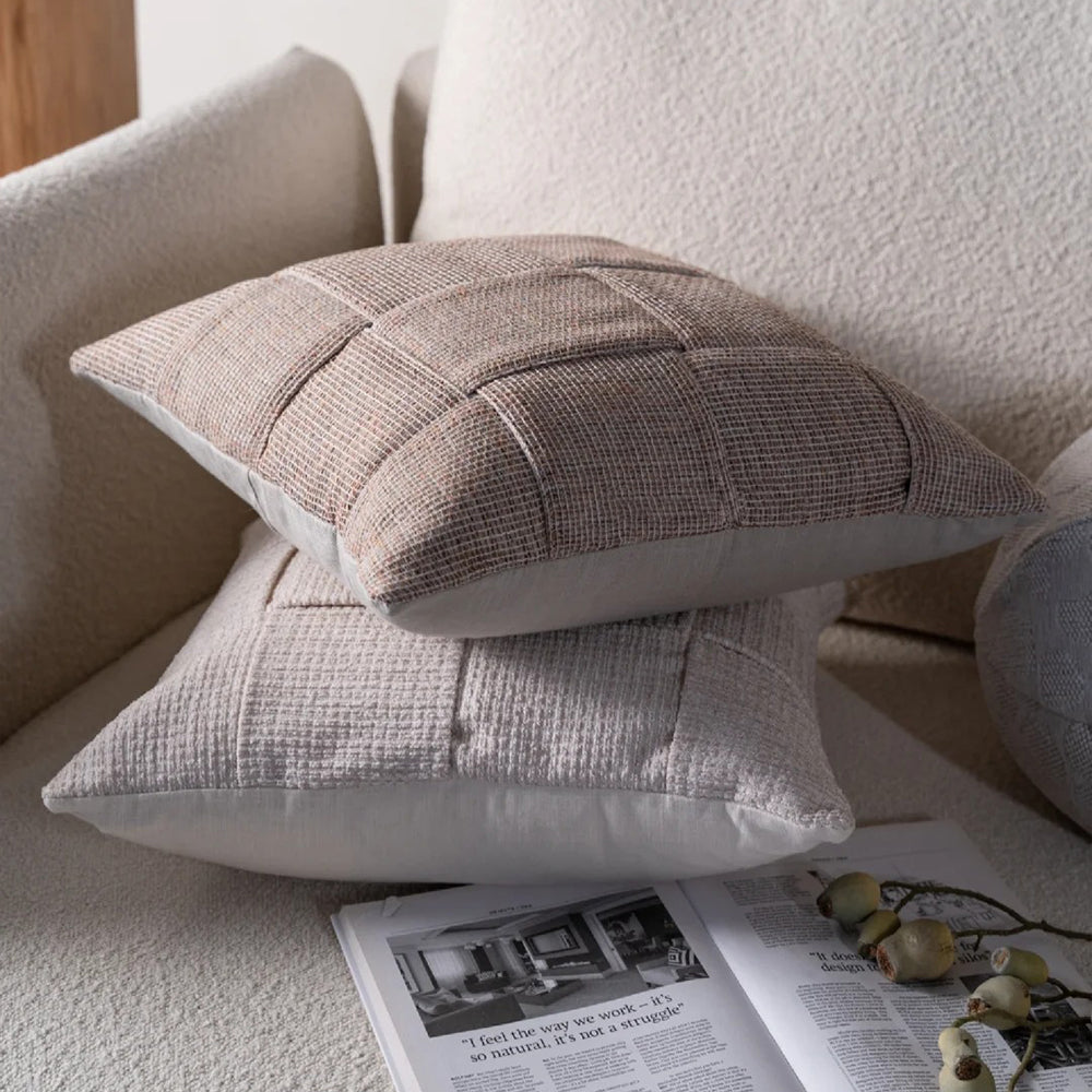 Sleek Style Cotton&Linen Pillow