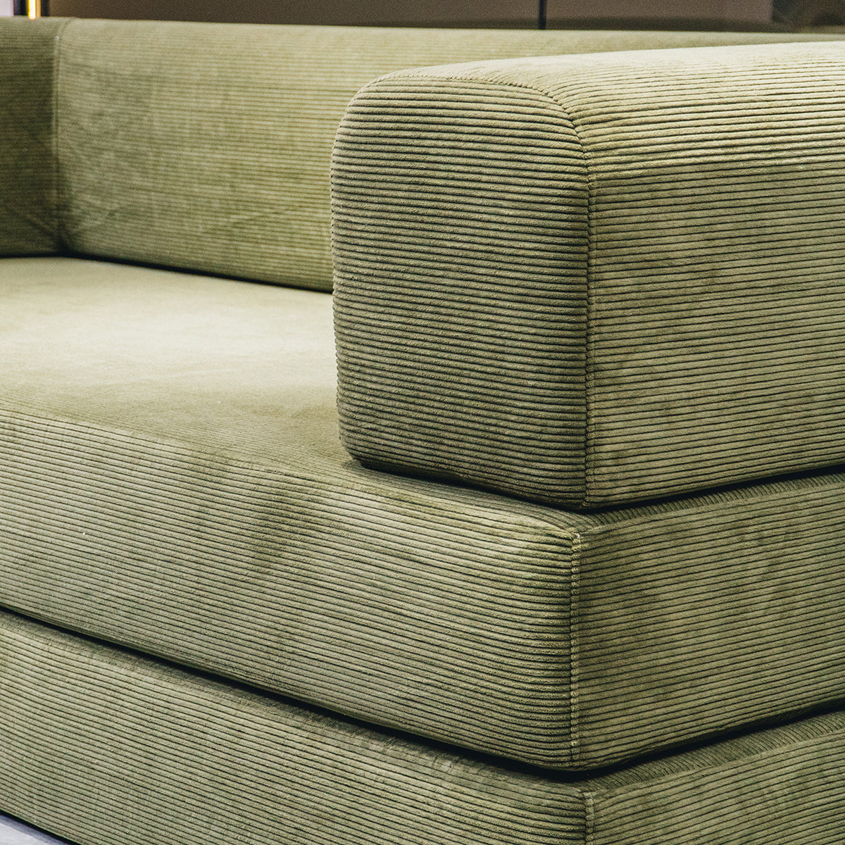 Green Corduroy Sofa Bed