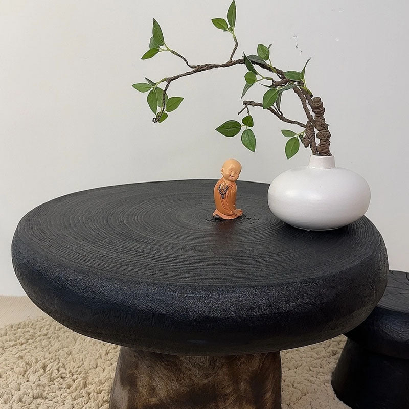 Mushroom Camphor Wood Stool