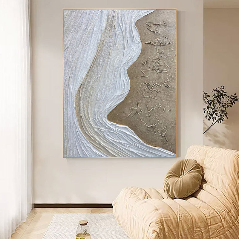 Natural Waves Handmade Oil Painting