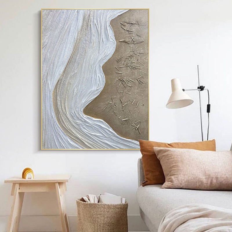 Natural Waves Handmade Oil Painting