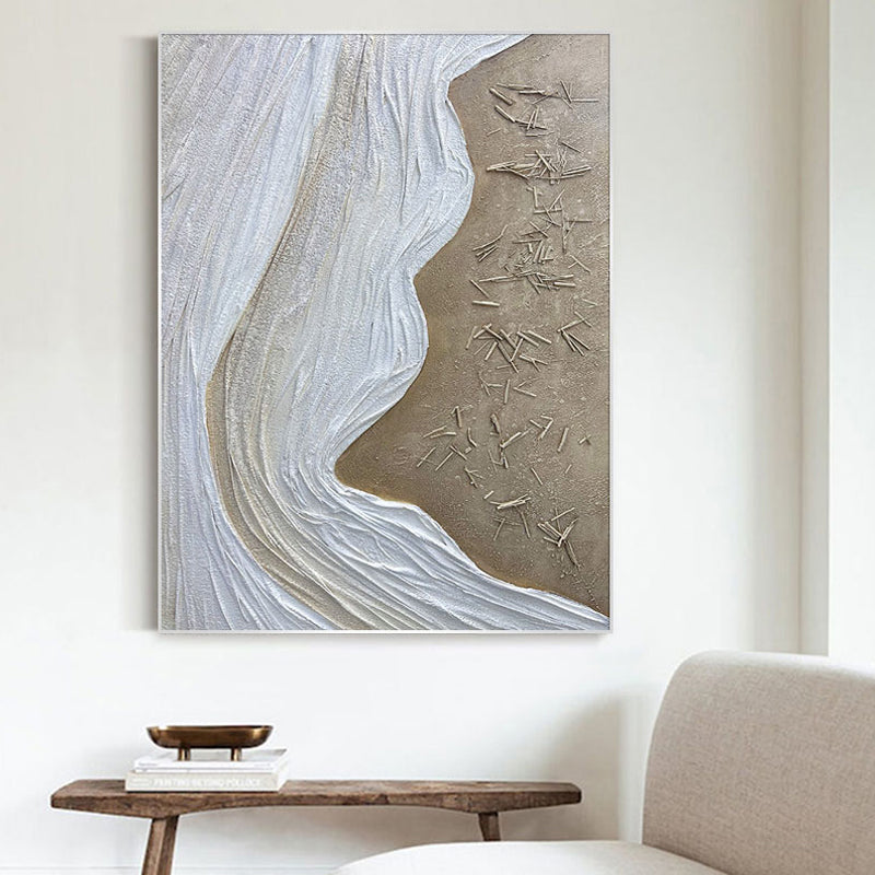 Natural Waves Handmade Oil Painting