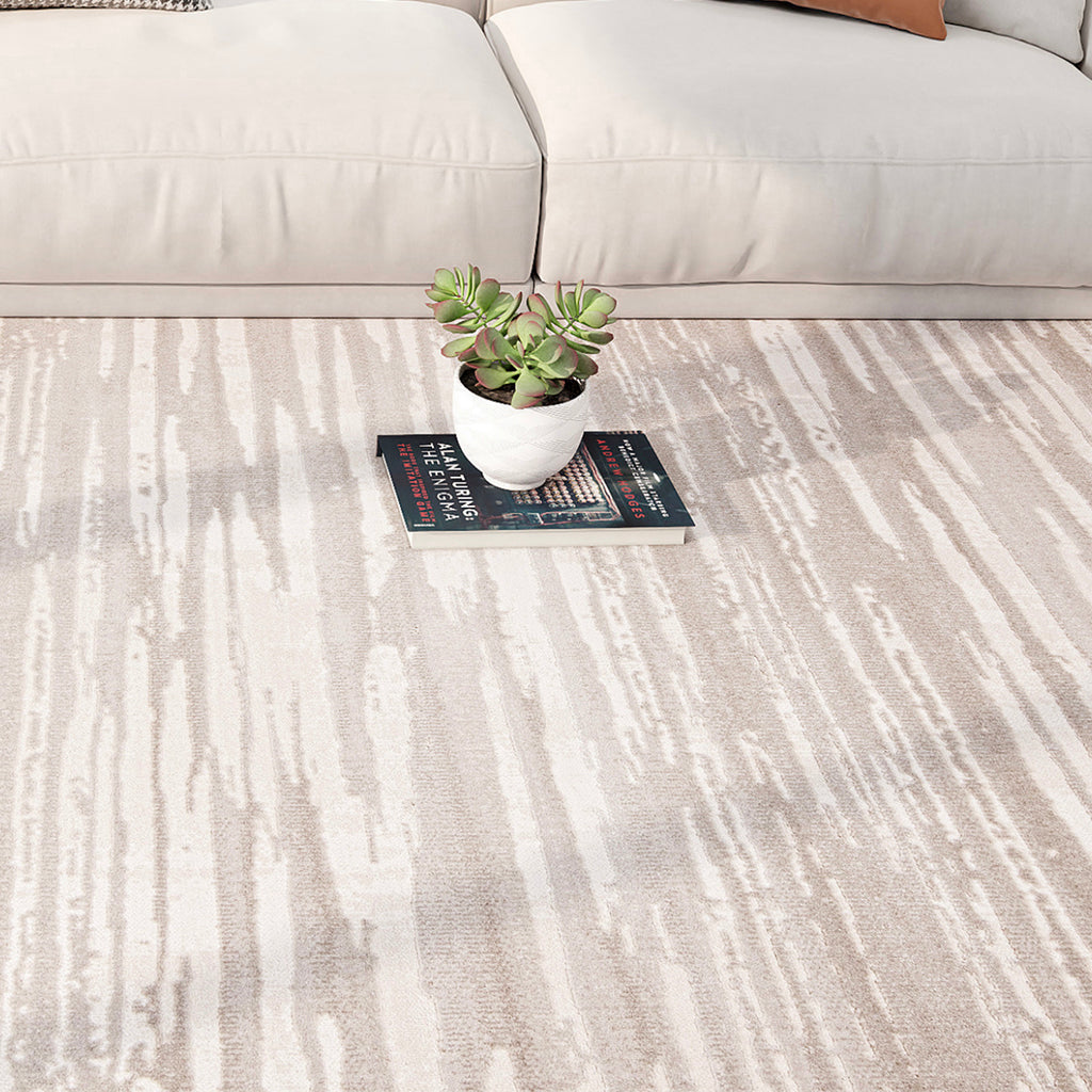 Flowing Beauty - Ultra-soft Polypropylene Line Rug