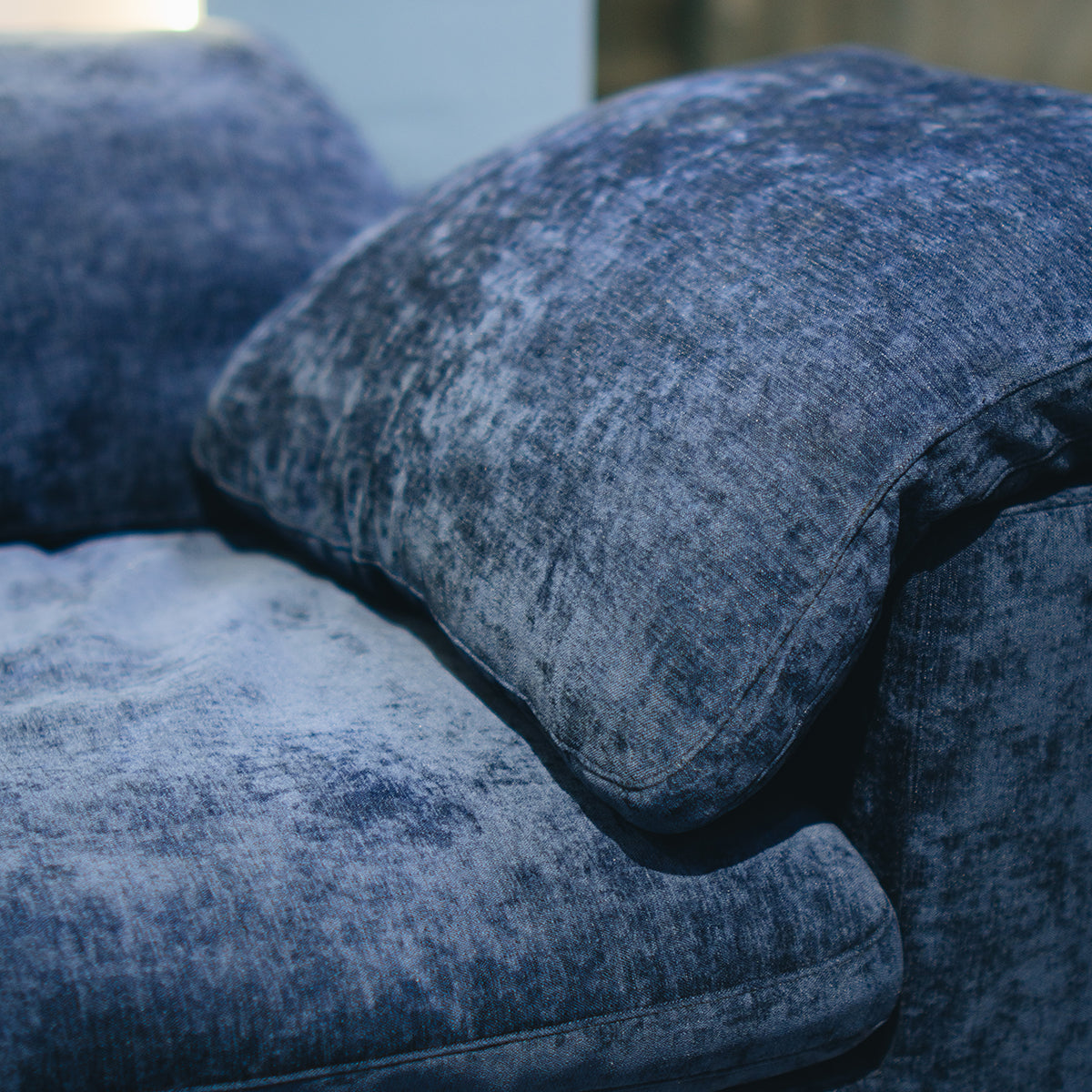 White Blue Cloud Sofa