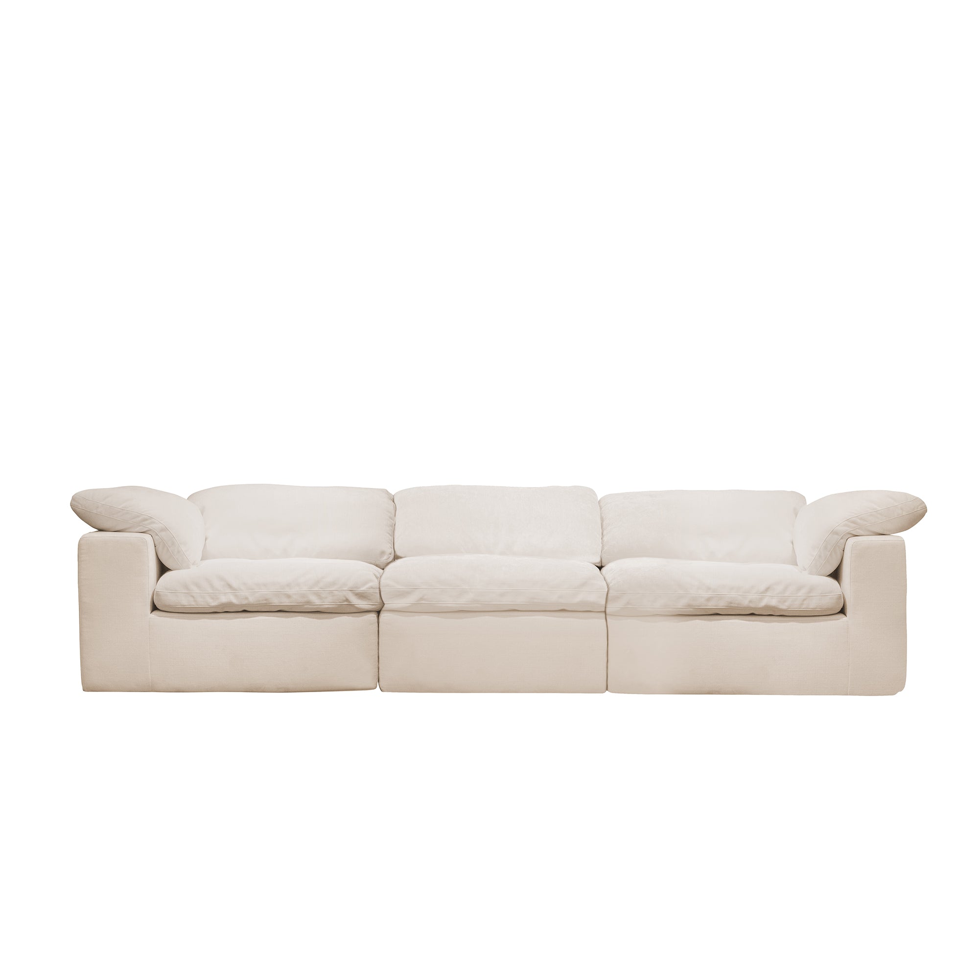 White Blue Cloud Sofa