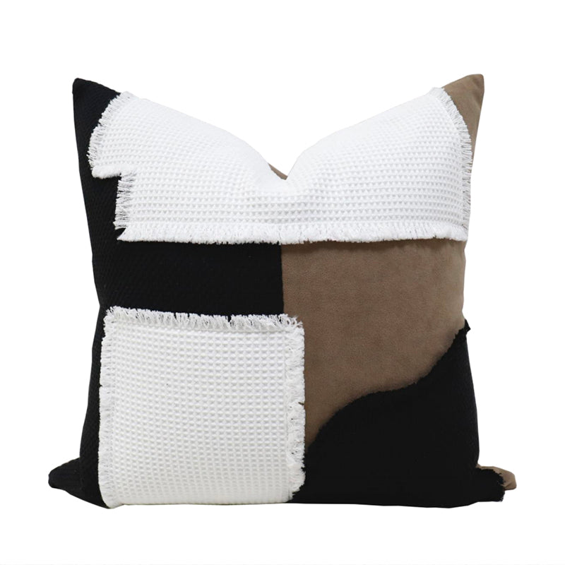 Color Contrast Cotton&Linen Pillow