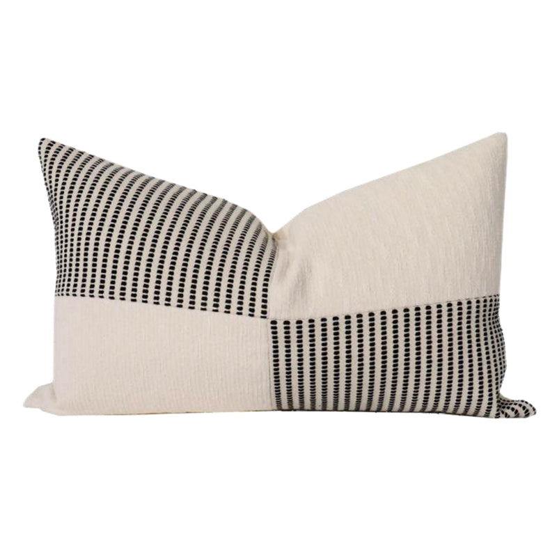 Rhythm Monochrome Cotton&Linen Pillow