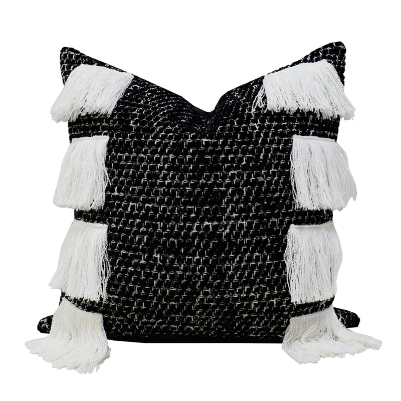 Rhythm Monochrome Cotton&Linen Pillow